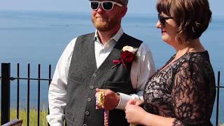 Dunluce Castle Elopement  Handfasting Ceremony  Memories in Motion [upl. by Harras]