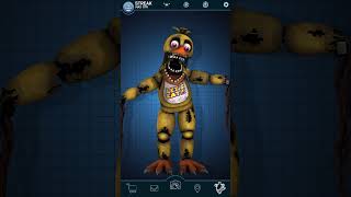 Withered Chica FNaF Workshop amp Voice Line Animation [upl. by Thomasina586]