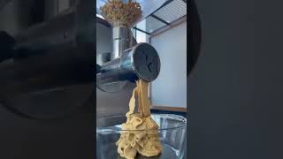 peanut almond butter cream machinepeanut butter machinehazelnut crushing machine [upl. by Iderf425]