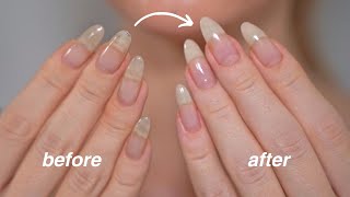 my long natural nail routine updated [upl. by Lurie]