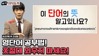 지식줍기3 공신 강성태가 알려주는 영단어 공부법 절대 외우지 마라 [upl. by Antin535]