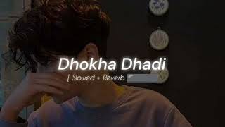 Dhokha Dhadi 🦋 SlowedReverb  Arijit Singh  Lofi  Textaudio [upl. by Anillehs]