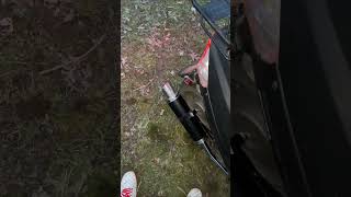 TaoTao 50cc Amazon exhaust insane Backfire 🔥 [upl. by Fanechka]