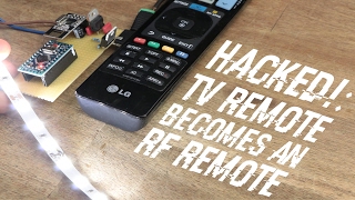 HACKED TV Remote becomes an RF Remote  nRF24L01 [upl. by Altman]