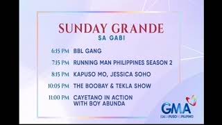 GMA Schedule Sunday Grande sa Gabi September 1 2024 [upl. by Crowns299]