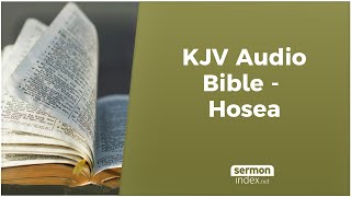 KJV Audio Bible  Hosea [upl. by Atsuj]