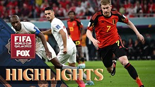 Belgium vs Canada Highlights  2022 FIFA World Cup [upl. by Pollak]