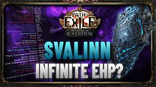 Infinite EHP The Most Broken Item in PoE Svalinn [upl. by Ardelis972]