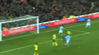 Aguero Goal Norwich City 0  1 Manchester City  09012016 [upl. by Omar]