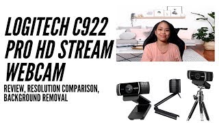 Logitech C922 Pro HD Stream Webcam Review [upl. by Fairleigh347]