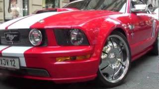 Heavy Modified Ford Mustang GT Convertible  Walkaround in Vienna [upl. by Kellen]