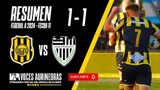 RESUMEN OLIMPO 1 CIPOLLETTI 1  UNDECIMA FECHA  FEDERAL 2024 [upl. by Rosenblum]