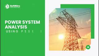 Power System Analysis Using PSSE software [upl. by Notak]