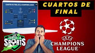 PREDICCIÓN CUARTOS FINAL CHAMPIONS LEAGUE 2024  SEMIFINALES y FINAL [upl. by Oelgnaed]