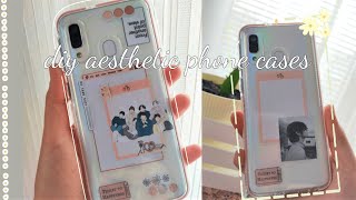 diy aesthetic phone case  kpop phone case ideas [upl. by Lemor]