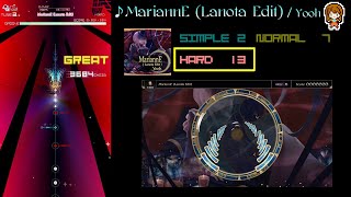 【グルコス比較動画】MariannE Lanota Edit HARD【Lanota】 [upl. by Gnem]