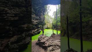 Trowutta Arch tasmania sinkhole rainforest [upl. by Clarkin]