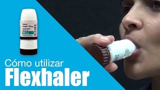 Cómo utilizar Flexhaler in Spanish [upl. by Alahc]