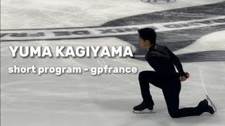 Yuma KAGIYAMA JPN  short program  grand prix de France 2023 fancam [upl. by Castle]