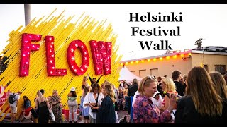 Incredible Festival Walk in Helsinki  Flow Festival  Urban Vibes amp Artistic Delights 😍 [upl. by Aitselec]