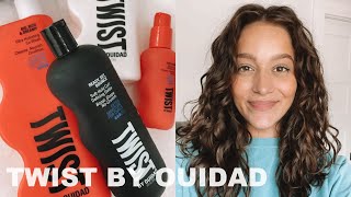 TWIST by Ouidad for wavycurly hair  first impressions review amp wash day [upl. by Lessirg]