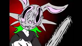 chainsaw massacre halloween animation [upl. by Enatan]