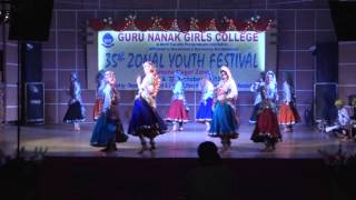 Haryanvi Dance Perfomed by DAV College for GirlsYamunanagar [upl. by Anual]