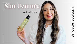 Shu Uemura Essence Absolue Oil  Review by a professional hair stylist [upl. by Irafat]