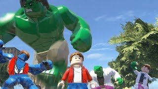 ABombTransformation vs Big Hulk vs Lizard  LEGO Marvel Super Heroes Games [upl. by Novled733]