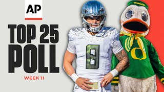 AP Top 25 Poll Released Oregon UNANIMOUS No 1 Texas AampM DROPS to No 15 [upl. by Nosreve925]