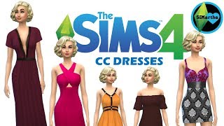 The Sims 4  CC Showcase  Dresses 5   CC links [upl. by Nairod]