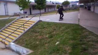 Carlsbad gap ollie try fakie flip pekas michael [upl. by Ihcas]