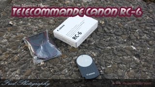 Présentation de la télécommande Canon RC6 [upl. by Hamlani]