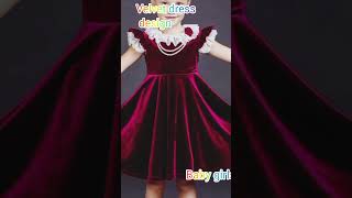 Velvet dress design ideas 2024 fashion velvetdress [upl. by Ayocal450]