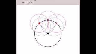 Mascheronis Construction of the Center of a Circle [upl. by Ynez]