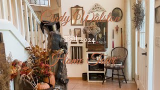 MUST WATCH PRIMITIVE FARMHOUSE FALL HOME TOUR  Antique Style Eclectic Cozy Cottage Aesthetic 2024 [upl. by Allina]