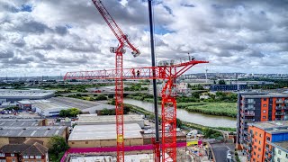 View the WOLFF 133 B Tower Crane Assembly [upl. by Antipas]