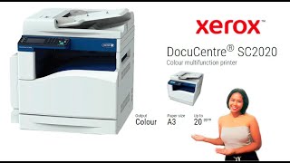 Xerox DocuCentre SC2020 Printer [upl. by Bright]