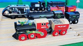 Railfanning Wooden Trains  Special Limited Edition Trains [upl. by Coffeng]