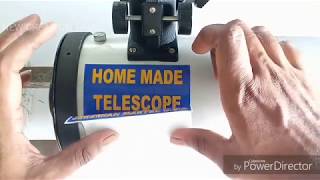 homemade reflector telescope assemble 114 500mm [upl. by Sauls]