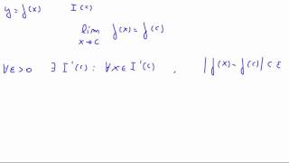 Definizione di continuità di una funzione in un punto e in un intervallo [upl. by Hemphill660]