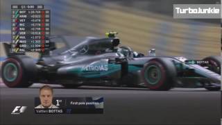 F1 2017 Bahrain GP Valtteri Bottas Pole Position Team Radio [upl. by Joby790]