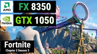 FX 8350  GTX 1050  FORTNITE [upl. by Merrile]