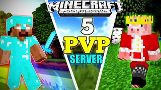 Top 5 Best PvP Server For Minecraft PEBedrock [upl. by Wetzel]