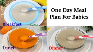 3 Baby Foods Recipes For Weight Gain  Starting Baby Solids [upl. by Tereve45]