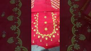 Computer 😍 Embroidery Bridal Blouse Design💥 sakthiembroidery madurai blouseembroiderydesigns [upl. by Rodnas]