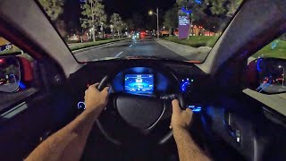 Electrameccanica Solo EV POV Night Drive 3D AudioASMR [upl. by Joung]