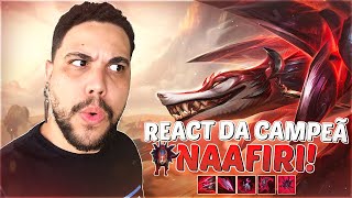 REACT NAAFIRI GAMEPLAY CINEMATIC E SPLASH  LEAGUE OF LEGENDS  LOL [upl. by Sices]