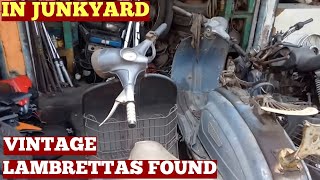 Rare Find Vintage Lambretta Scooters For Sale in Abandoned Junkyard [upl. by Rosen]