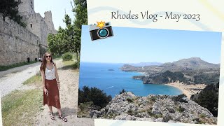 Rhodes Blue Sea Island Kolymbia Vlog May 2023 [upl. by Yerffoj]